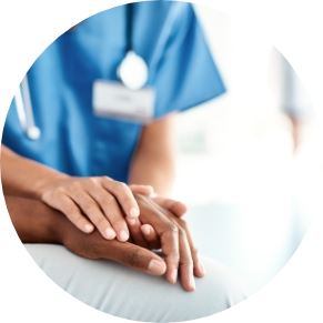 Nurse Holding Patients Hand